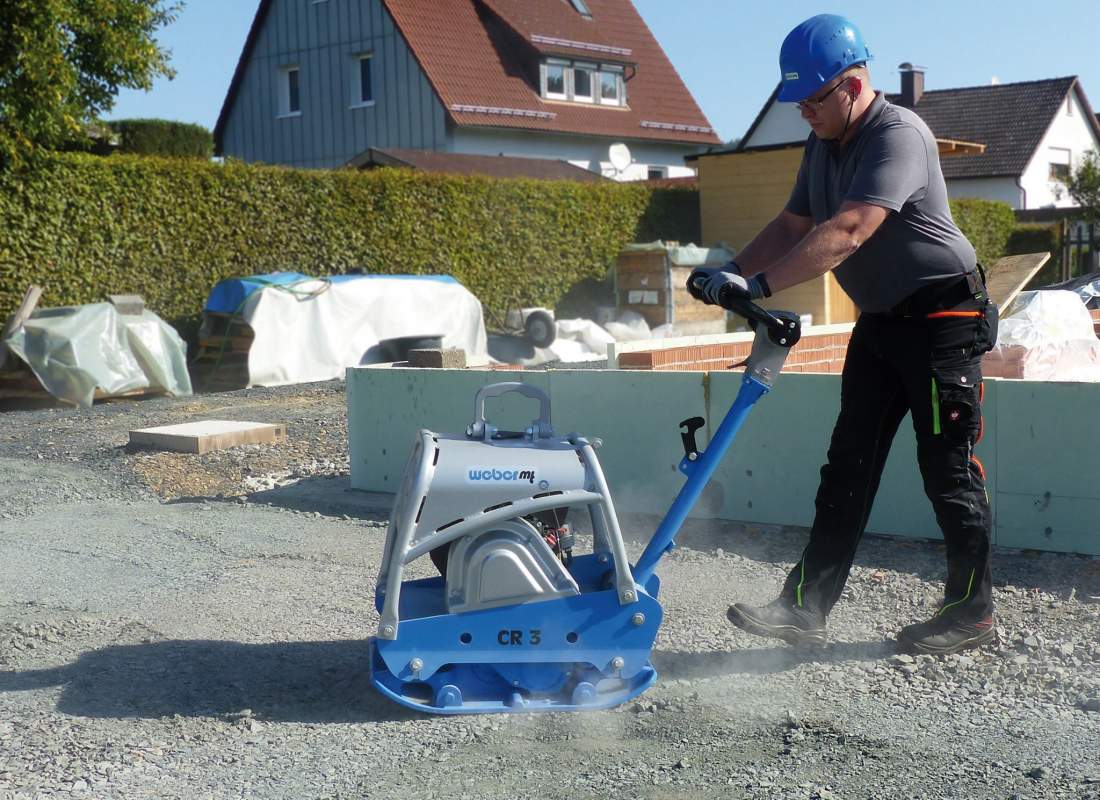 Arbete på byggarbetsplats